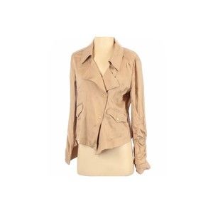 NEW•Ann Taylor•button Safari Bomber Jacket XS petite